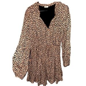 Leopard print dress